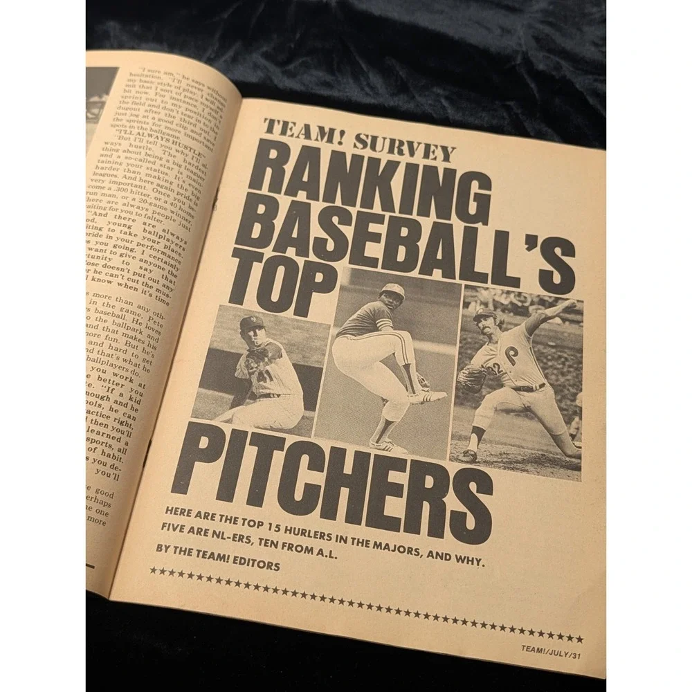1973 JULY TEAM MAGAZINE - DICK ALLEN - SP 9747‎